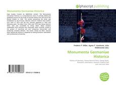 Monumenta Germaniae Historica的封面