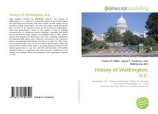 Borítókép a  History of Washington, D.C. - hoz