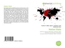Buchcover von Nation State