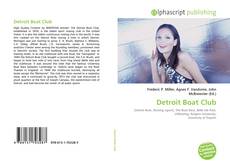 Detroit Boat Club的封面
