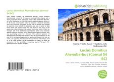 Capa do livro de Lucius Domitius Ahenobarbus (Consul 54 BC) 