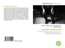 Portada del libro de Douglas Lowenstein