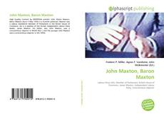 Обложка John Maxton, Baron Maxton
