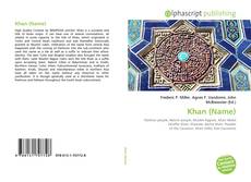 Bookcover of Khan (Name)