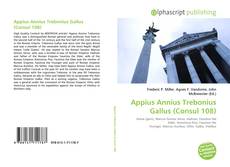 Bookcover of Appius Annius Trebonius Gallus (Consul 108)