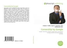 Couverture de Censorship by Google