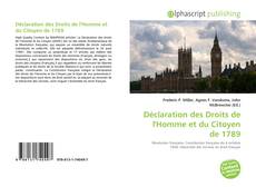 Bookcover of Déclaration des Droits de l'Homme et du Citoyen de 1789