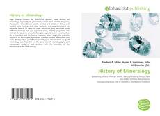 Bookcover of History of Mineralogy