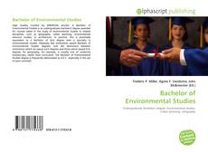 Bookcover of Bachelor of Environmental Studies