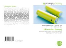 Bookcover of Lithium-Ion Battery