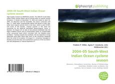 Bookcover of 2004–05 South-West Indian Ocean cyclone season