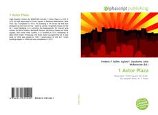 Bookcover of 1 Astor Plaza