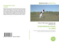 International cricket in 2009的封面