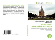 Bookcover of Judeo-Islamic philosophies (800–1400)