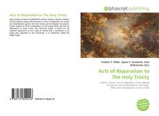 Capa do livro de Acts of Reparation to The Holy Trinity 
