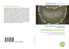 Buchcover von 2005 Belgian Grand Prix