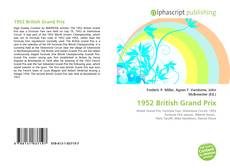 Buchcover von 1952 British Grand Prix
