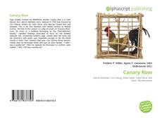 Canary Row kitap kapağı