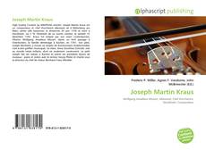 Joseph Martin Kraus kitap kapağı