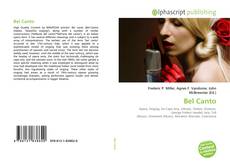 Обложка Bel Canto