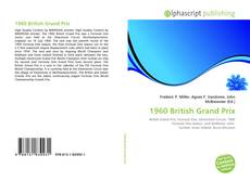 Buchcover von 1960 British Grand Prix