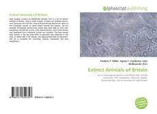 Bookcover of Extinct Animals of Britain