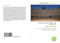 Epic Theatre kitap kapağı