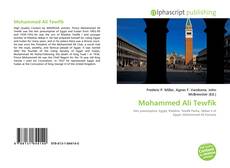 Buchcover von Mohammed Ali Tewfik