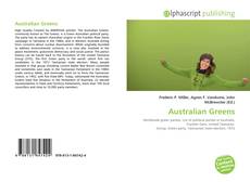 Couverture de Australian Greens