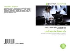 Couverture de Leukaemia Research