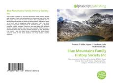 Borítókép a  Blue Mountains Family History Society Inc - hoz
