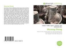 Portada del libro de Murong Zhong