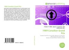 Portada del libro de 1989 Canadian Grand Prix