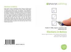 Elections in Bolivia的封面