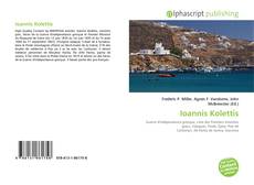 Capa do livro de Ioannis Kolettis 