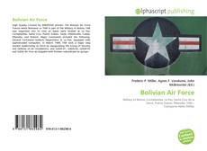 Copertina di Bolivian Air Force