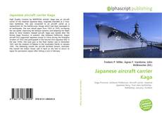 Capa do livro de Japanese aircraft carrier Kaga 