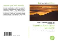 Обложка Greenbrier (Great Smoky Mountains)