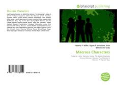 Capa do livro de Macross Characters 