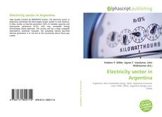 Bookcover of Electricity sector in Argentina