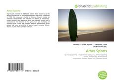 Bookcover of Amer Sports