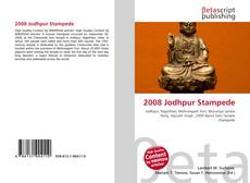 Bookcover of 2008 Jodhpur Stampede