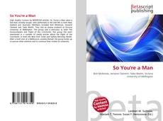 Buchcover von So You're a Man
