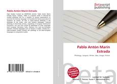 Buchcover von Pablo Antón Marín Estrada
