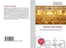 Buchcover von Adrian Keith Noble