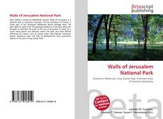 Copertina di Walls of Jerusalem National Park