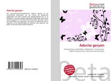 Couverture de Adscita geryon