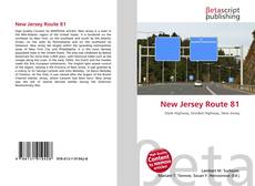 New Jersey Route 81 kitap kapağı
