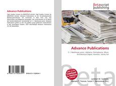Bookcover of Advance Publications
