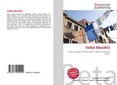 Capa do livro de Velké Meziříčí 